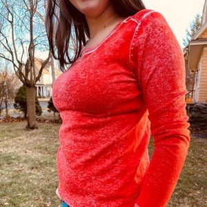 Gap Red Thin Sweater